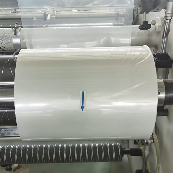 Filme termorretrátil de Pof da extrusão do Co de cinco camadas plástico Rolls do envoltório retrátil de 12 mícrons